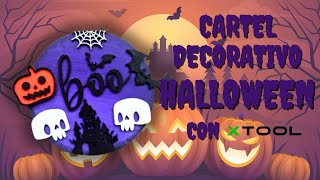 Cartel decorativo Halloween con xTool M1