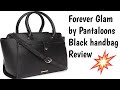 Forever Glam By Pantaloons Black Handbag Review||Black handbag||