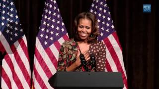 First Lady Michelle Obama Speaks on The Power of Education