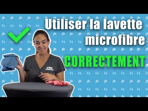 Chiffon microfibre : idéal pour faire briller après l'application