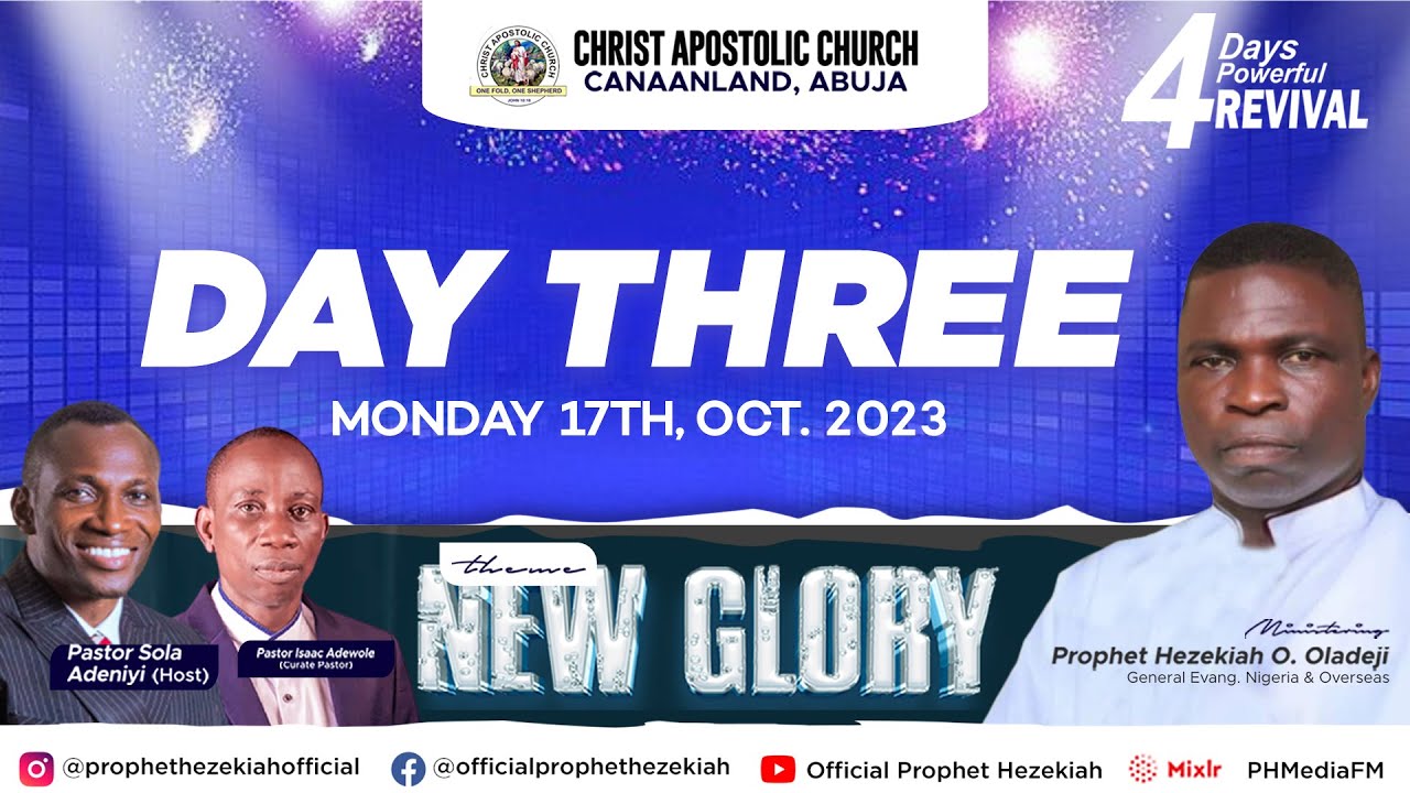 PROPHET HEZEKIAH OLADEJI'S MINISTRATION AT CANAAN LAND LUGBE ABUJA 4