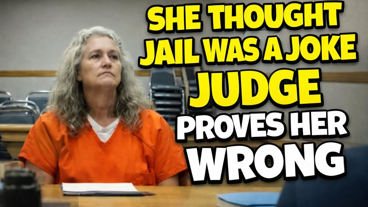 She Thought Jail Was a Joke Judge Proves Her Wrong