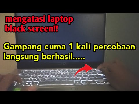 CARA MENGATASI LAPTOP BLACK SCREEN (ngeblank)