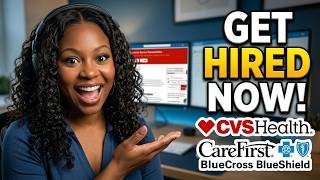 🚨 5 Remote Support Roles Hiring RIGHT NOW  CVS, CareFirst BCBS & More!