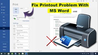 How to Fix Microsoft Word Print Not Working on Windows 10