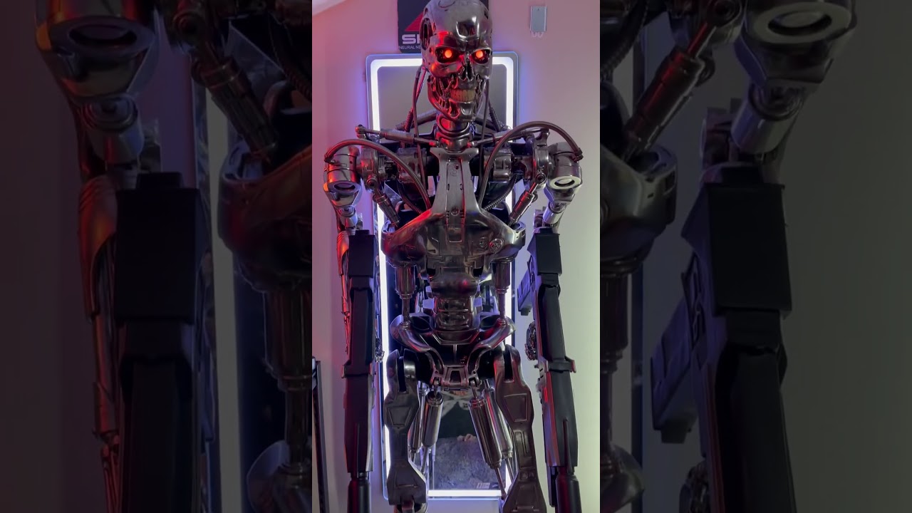 Life Size T800 Terminator Endoskeleton Sideshow Collectibles Insanity 