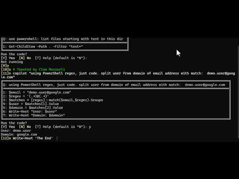 PowerShell AI - copilot at the command line - YouTube