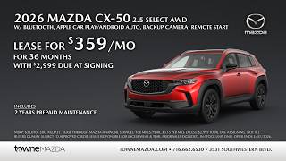 Athlete Statistics $359 Mazda CX‑50 AWD 🚗 Towne Mazda Spring Event