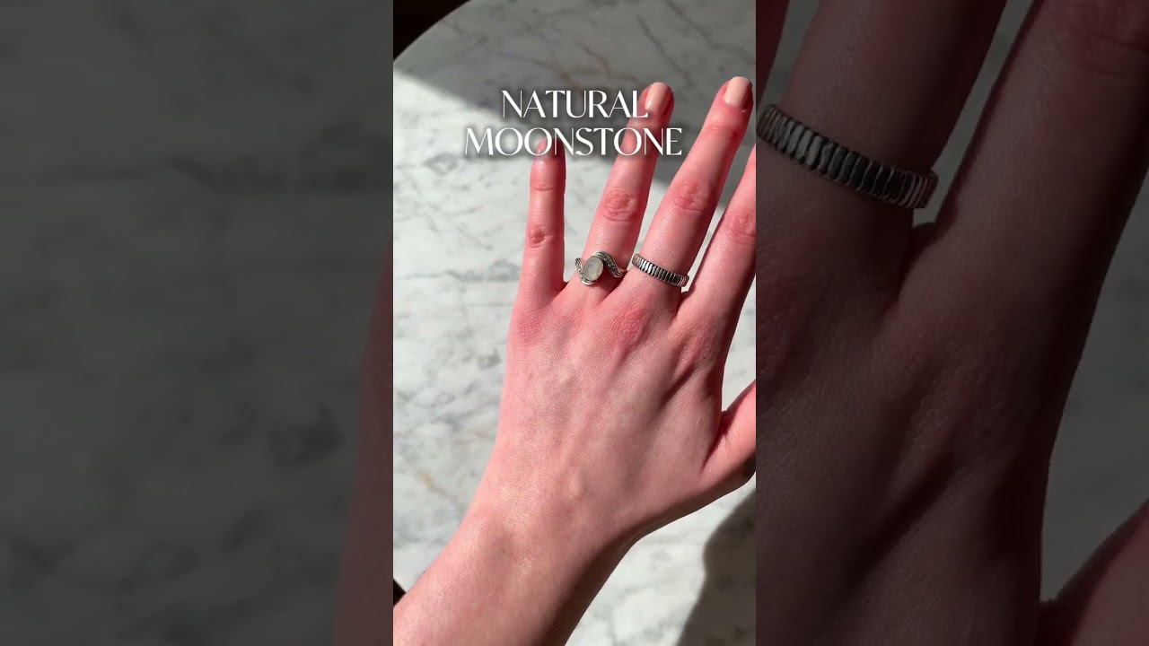 This Rainbow Moonstone Ring Is Pure Magic ✨ 