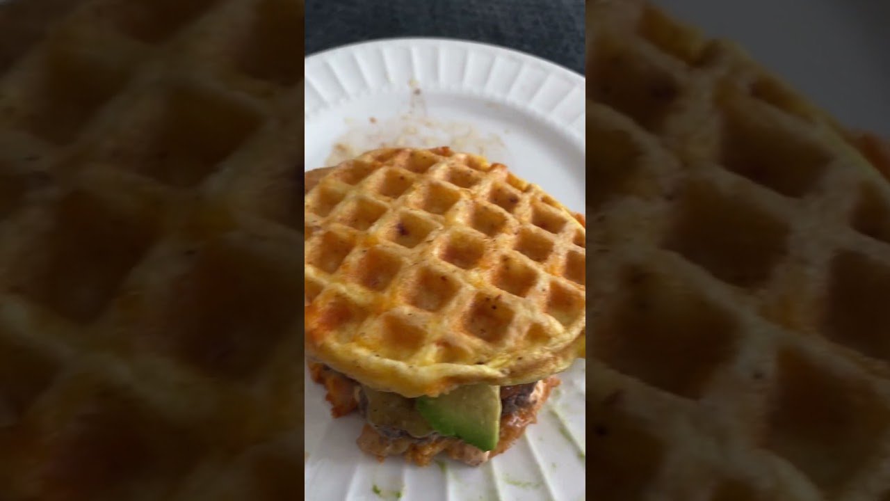 Keto Chaffle burger 