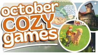 9 Cozy Games Releasing in October 🍂 | Steam + Nintendo Switch 1+ 2