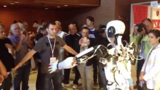 InMoov using Kinect Makerfaire 2014