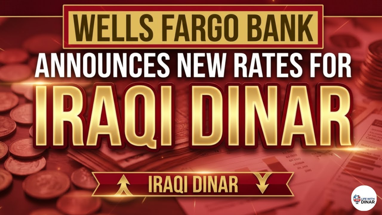 🚨 Обновление от Wells Fargo по иракским динарам: Объявлены новые курсы иракских динаров на 2026 г...