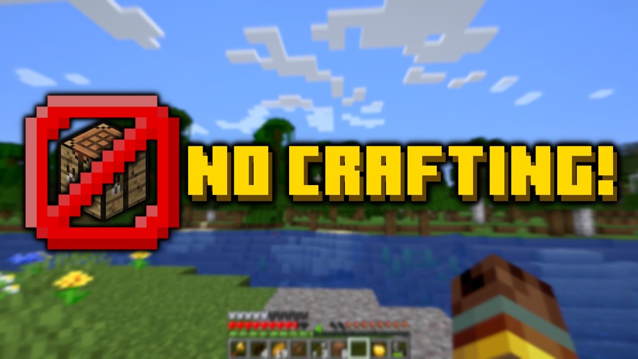 Minecraft With No Crafting Table - YouTube