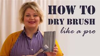 HOW TO DRY BRUSH LIKE A PRO
