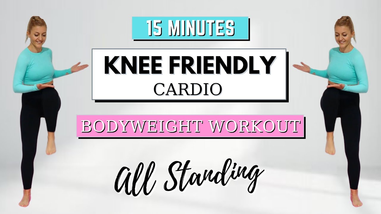 15 Min KNEE FRIENDLY CARDIO WORKOUT STEADY STATE CARDIO for Weight Loss LOW IMPACT NO REPEAT