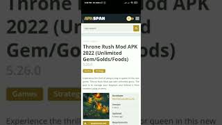 Throne rush mod apk 2022 download screenshot 1