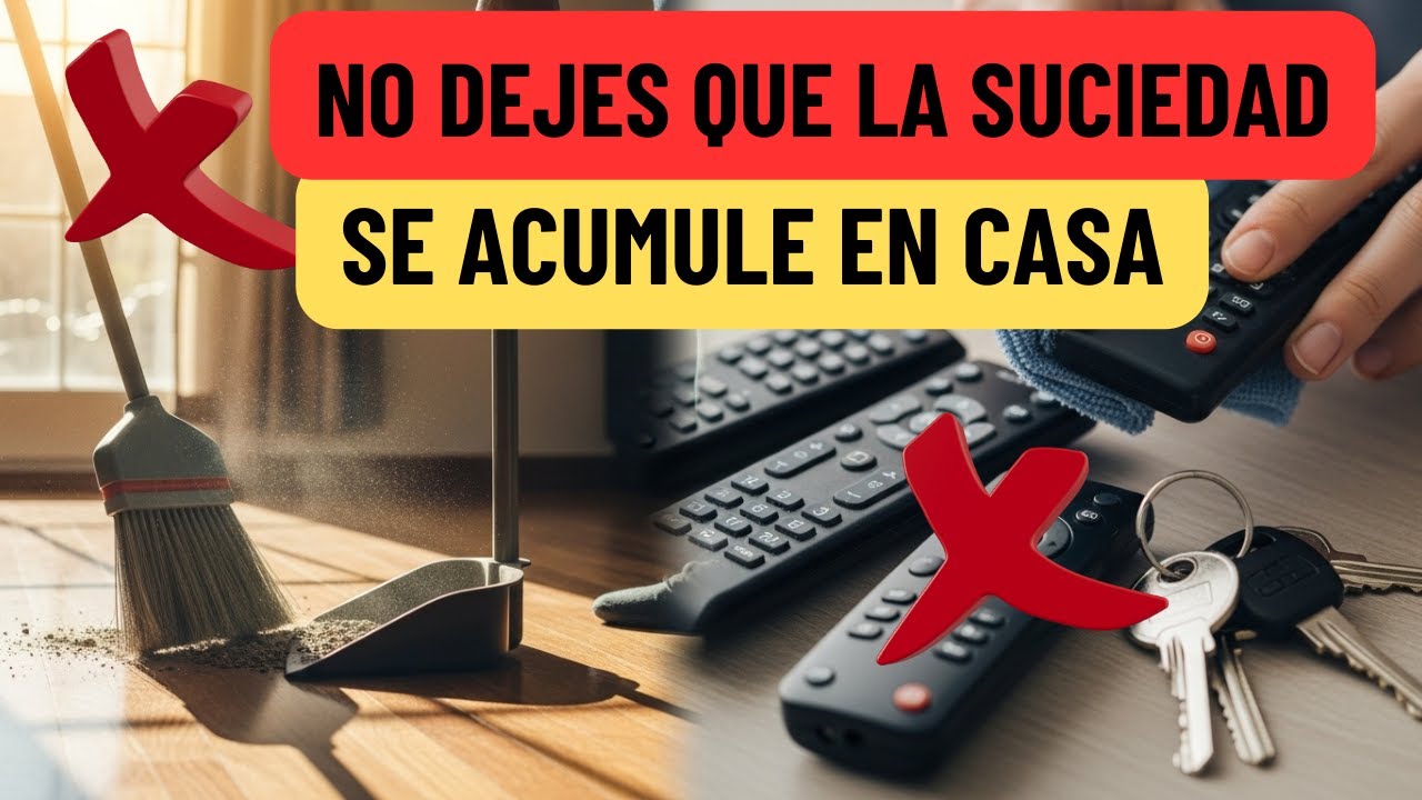 🧹 20 cosas que acumulan suciedad todos los días 🏠