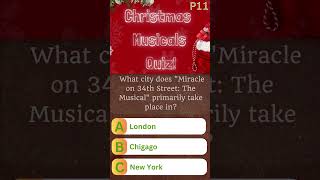 Family Fun Christmas Quiz - Musicals Trivia