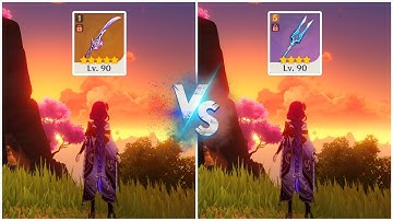 R1 Engulfing Lightning Or R5 The Catch |Raiden Shogun Weapon Comparison| Genshin Impact