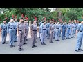 March past by ncc cadets at nehru stadium indore