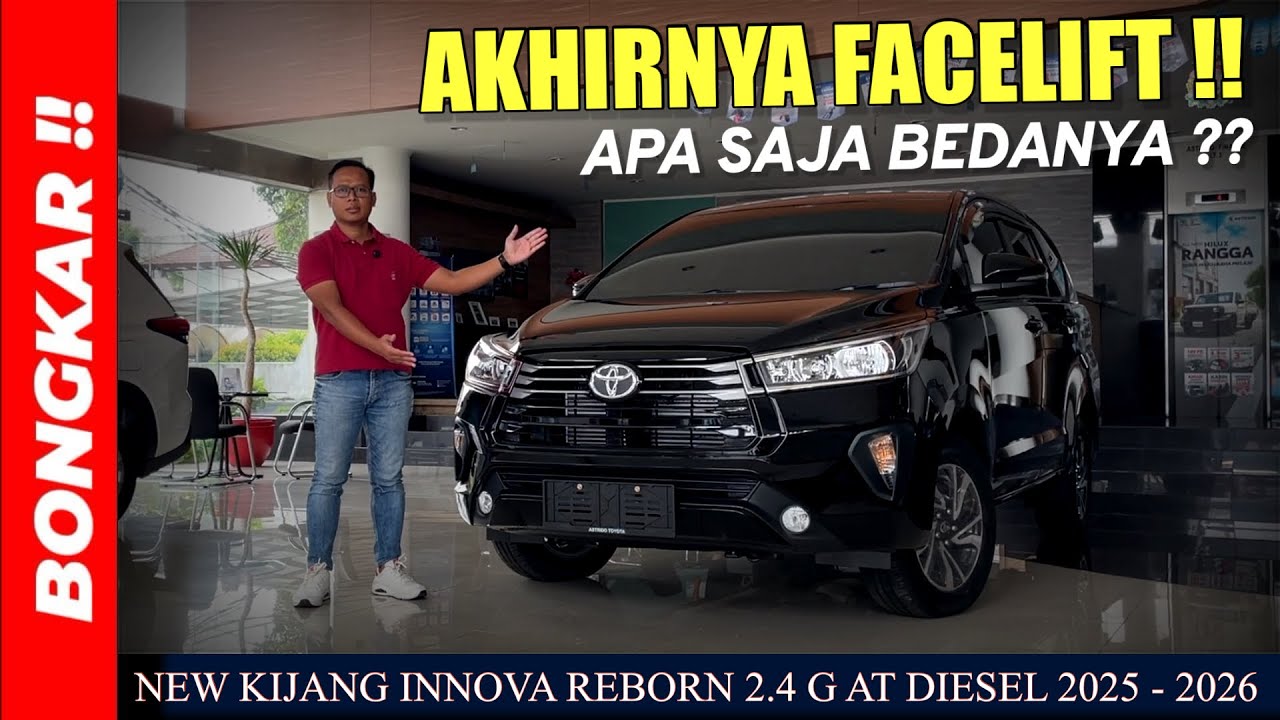 Bongkar !! TOYOTA NEW KIJANG INNOVA REBORN G AT DIESEL 2.4 IMPROVMENT 2025 - 2026 || APA BEDANYA ??
