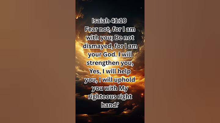 Wonderful Word Isaiah 41:10 #bibleverse