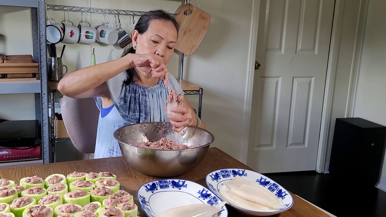 huge harvest of cucuzza squash
