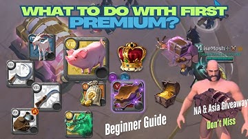 Albion Online| What to do with your First Premium