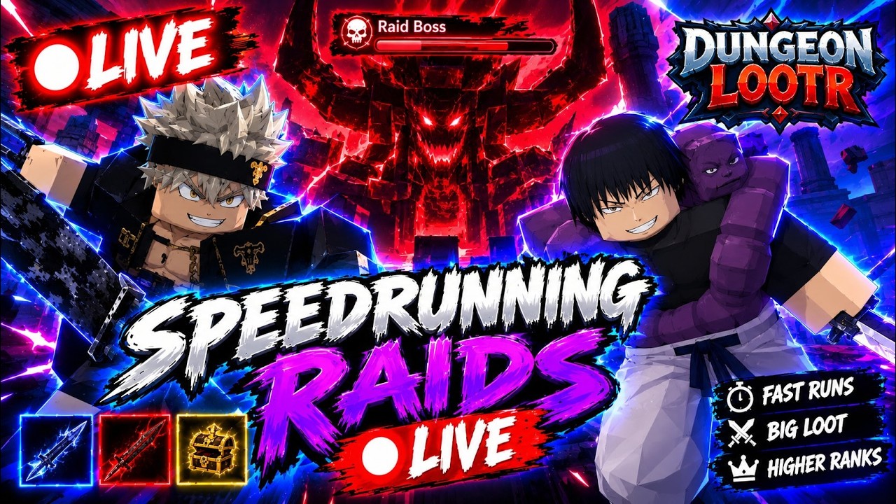 🔴 LIVE: SPEEDRUNNING RAIDS WITH VIEWERS! 🔥 UPDATE 1.5 IS HERE