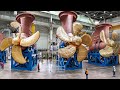 巨大船を動かす数百ドル超えのプロペラ製造に密着！製造現場の全貌