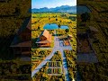 Living Off the Land: A Perfect Mountain Farmhouse with Garden and Pond | Aerial View