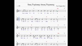 Chord Lagu Inaq Teginang Amaq Teganang