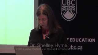 Dr. Shelley Hymel - Introducing New Chair & Professorship Holders - 2015