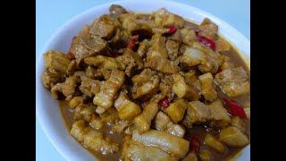 Stir Fried Fermented Bean Curd Pork Belly 腐乳花肉