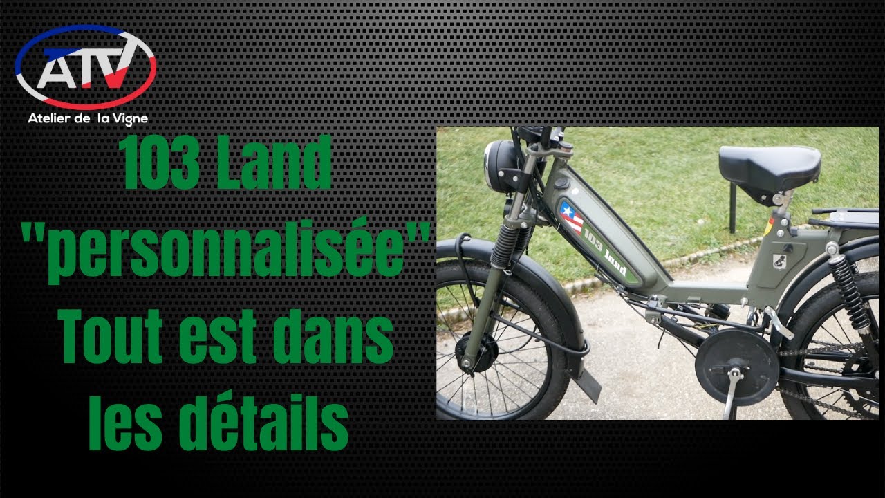 Peugeot 103 Land : détails de la partie cycle