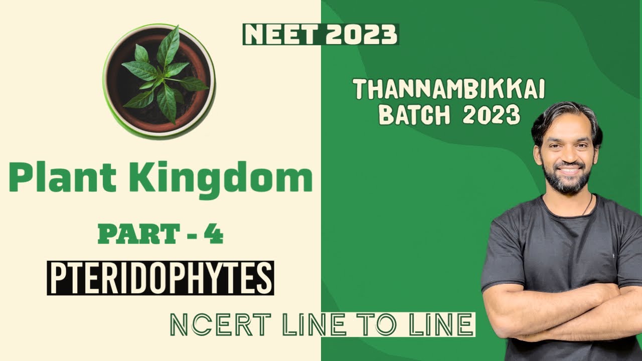 Plant Kingdom | Part 4 | NCERT Line to Line | Thannambikkai Batch 2023 ...
