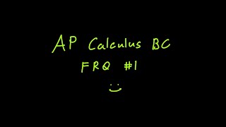 AP Calculus BC 2025 FRQ #1 (Invasive Species) Full Solution