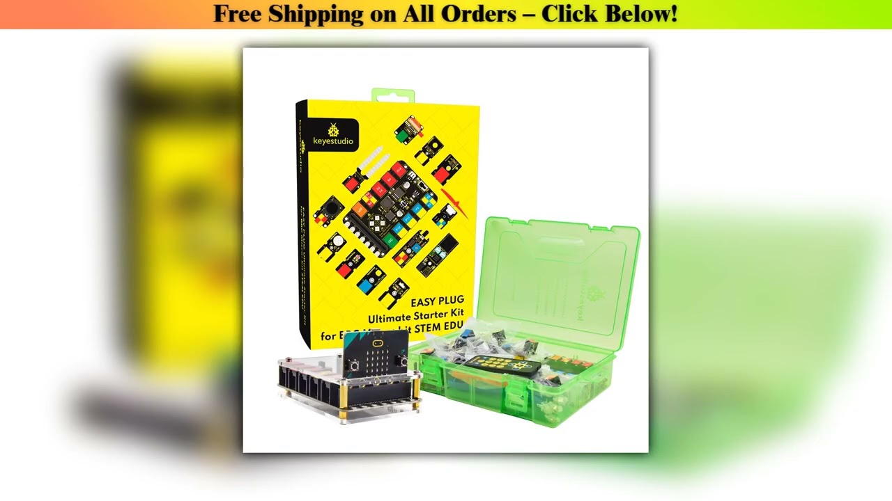 Keyestudio Micro:bit EASY Plug Ultimate Starter Kit for BBC Microbit STEM EDU Programming Learning
