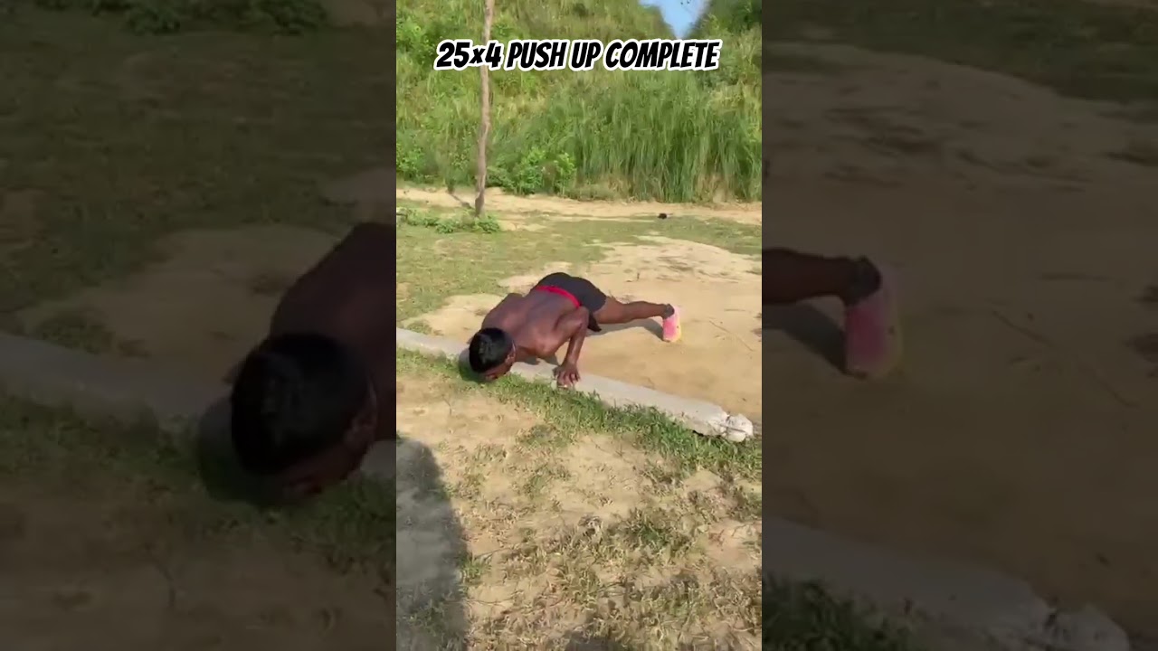 25×4 push up challenge complete and you invite next challenge 