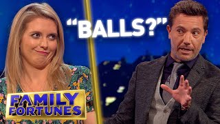 OUCH! Rachel Riley says what we were thinking | Family Fortunes 2020