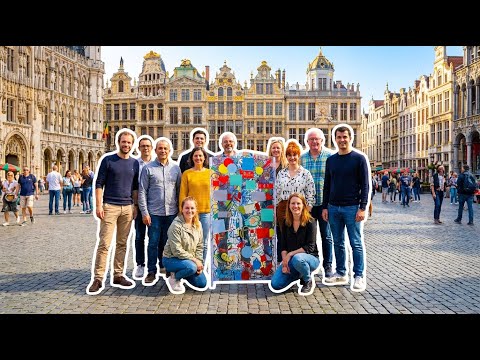 Team building international à Bruxelles : une fresque plexi My Art Box à 3 faces pour 80.