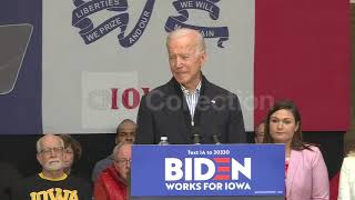 Joe Biden holds community event in Dubuque, Iowa