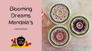 Blooming Dreams mandalas - LINKSHANDIG