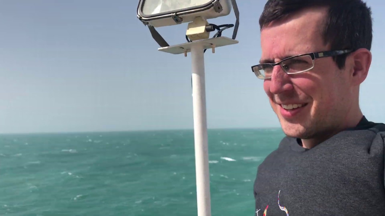 very windy morning on Persian Gulf sailing on MSC Lirica (February 11th, 2020)