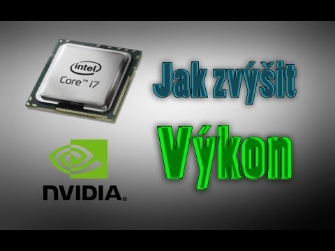 Video: Jak Zvýšit Výkon Grafické Karty