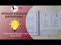 Astuce couture patronage  formation patronage couture mgcouture