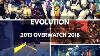 Evolution of Overwatch 2013-2018