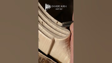 Cello scroll - 5 - Flutings of the back - Finishing of the right side channel #shorts