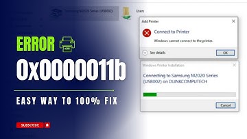 0x0000011b | Error 0x0000011b | Windows Cannot Connect to the Printer | How Fix !